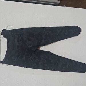 Black grey camo leggings